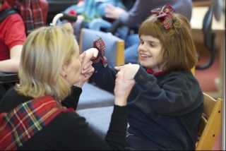 Pupil with MDVI - St Andrew's Day