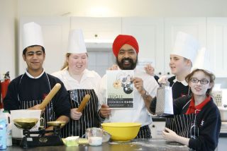 Pupils cooking